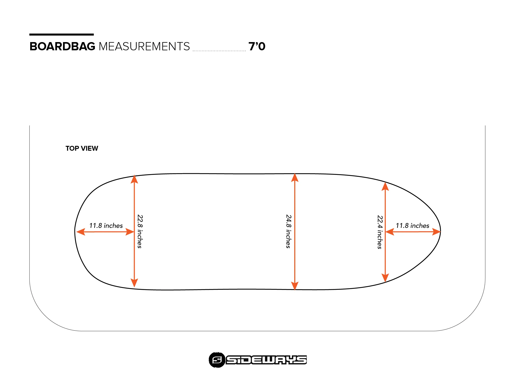 SIDEWAYS DELUXE LONGBOARD SURFBOARD BAG - Image 4