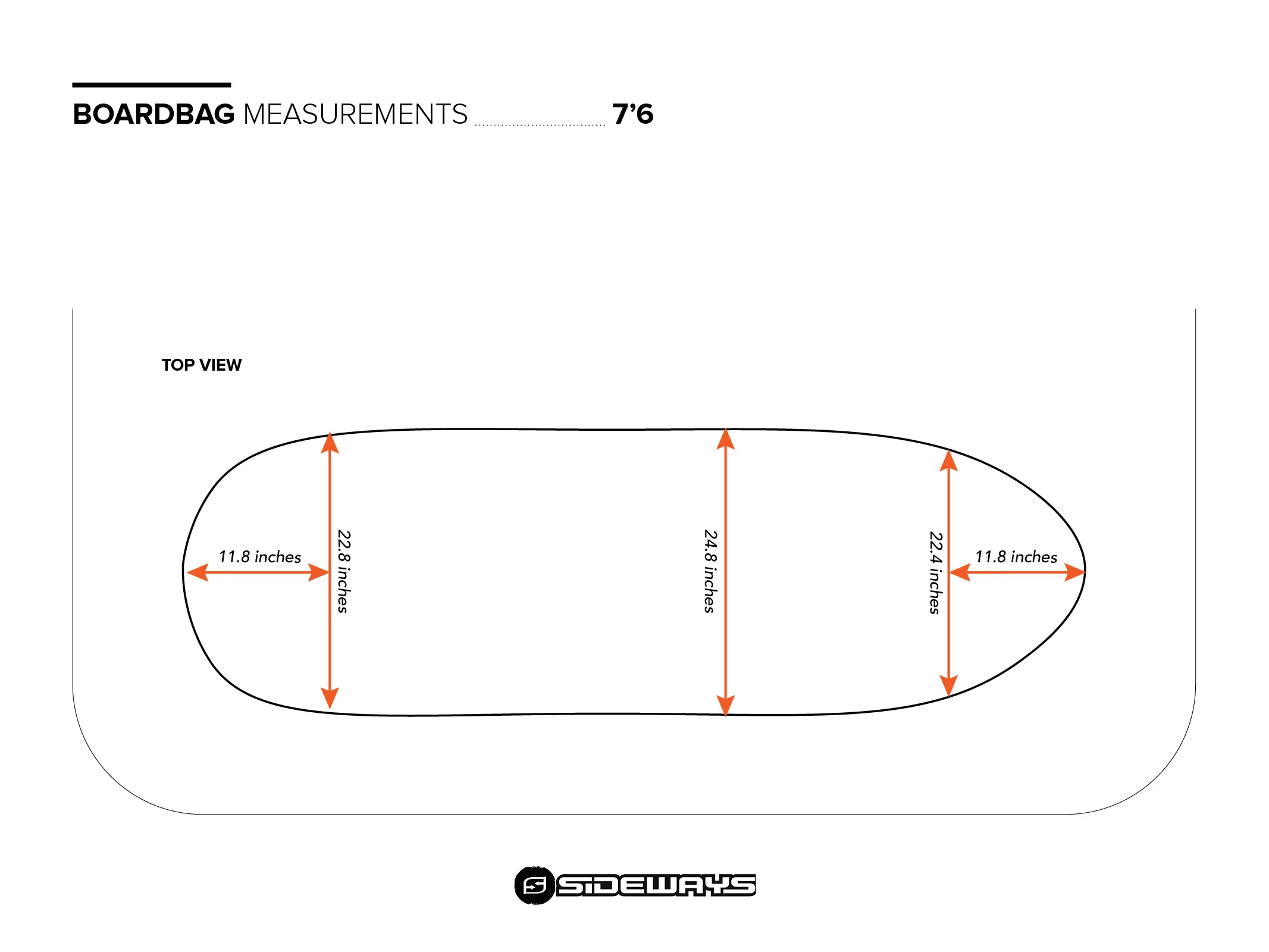 SIDEWAYS DELUXE LONGBOARD SURFBOARD BAG - Image 5