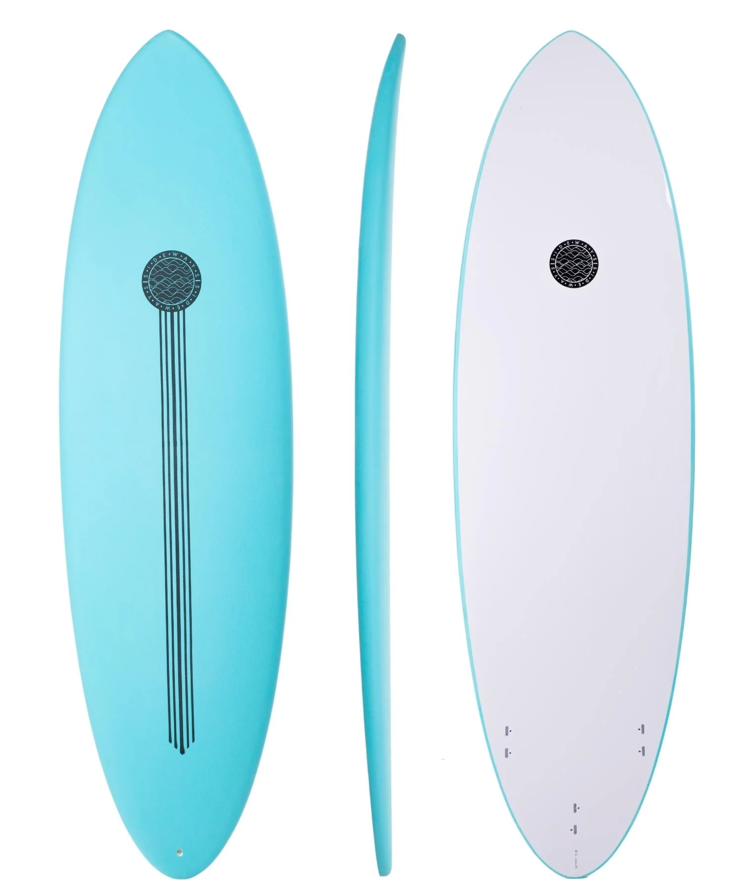 SIDEWAYS 'BEACH ROCKET' SOFTBOARD 6'6 - Image 6